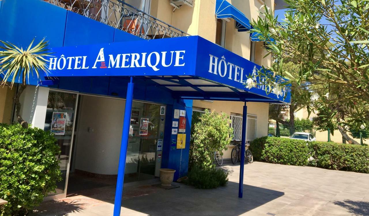Amerique Hotel Palavas - Piscine - Plage Екстериор снимка